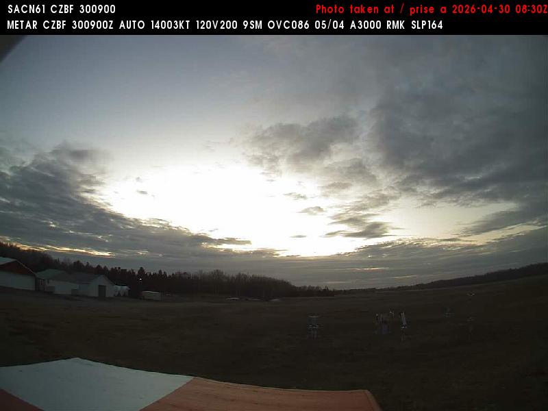 Web Cam image of Bathurst Airport (East)