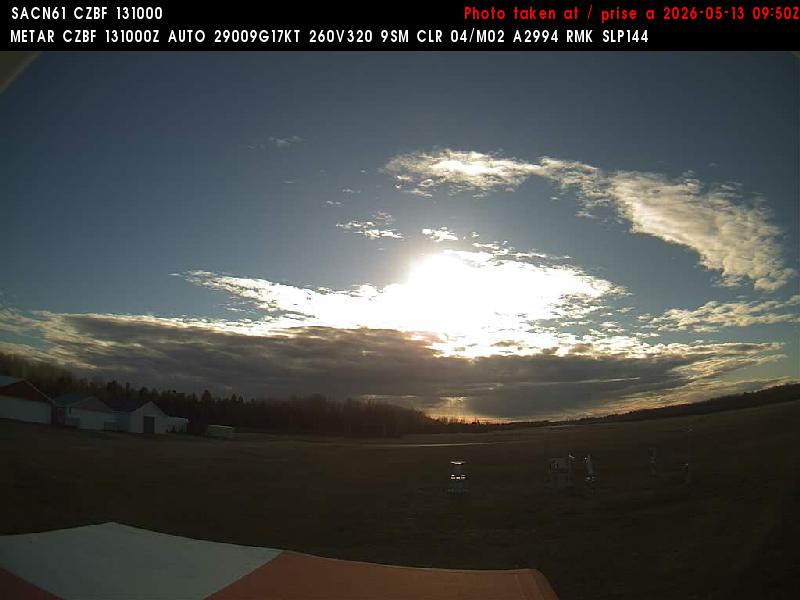 Web Cam image of Bathurst Airport (East)