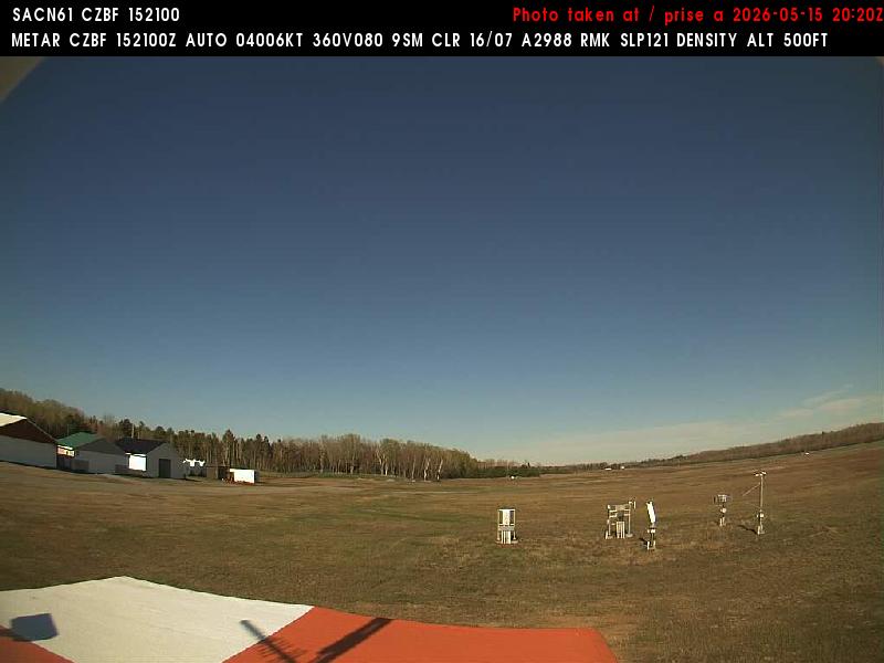 Web Cam image of Bathurst Airport (East)