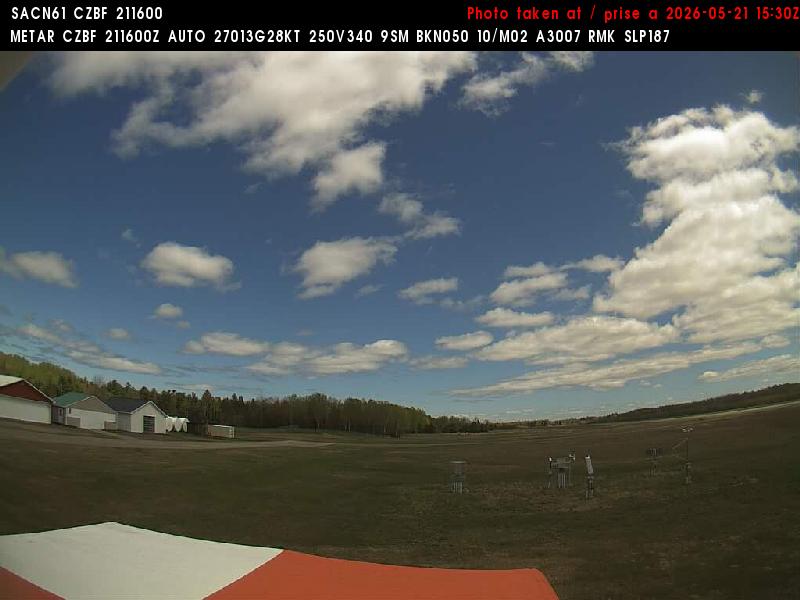 Web Cam image of Bathurst Airport (East)