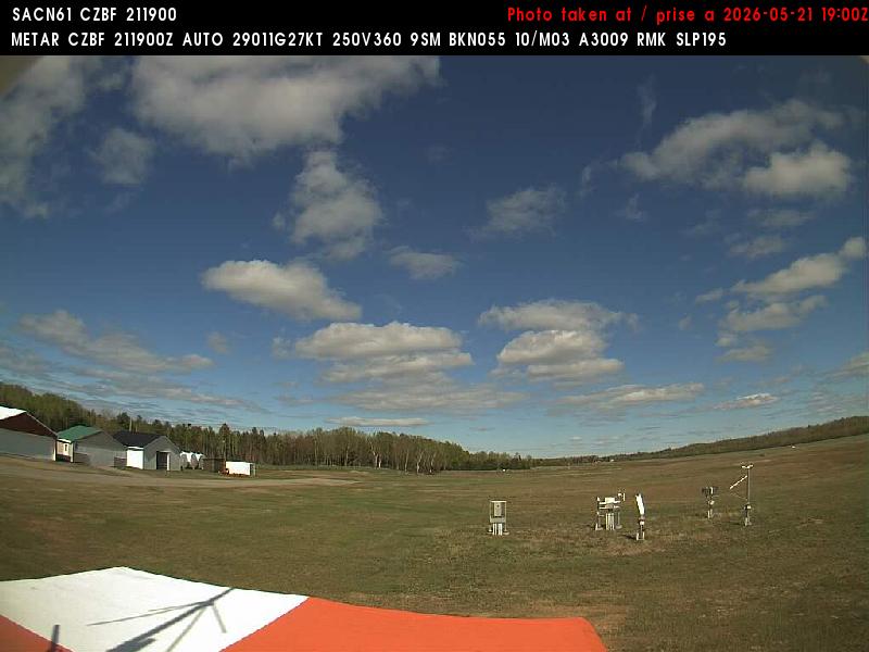 Web Cam image of Bathurst Airport (East)