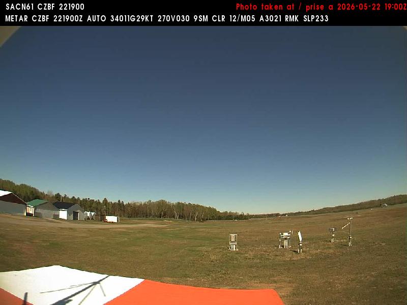 Web Cam image of Bathurst Airport (East)