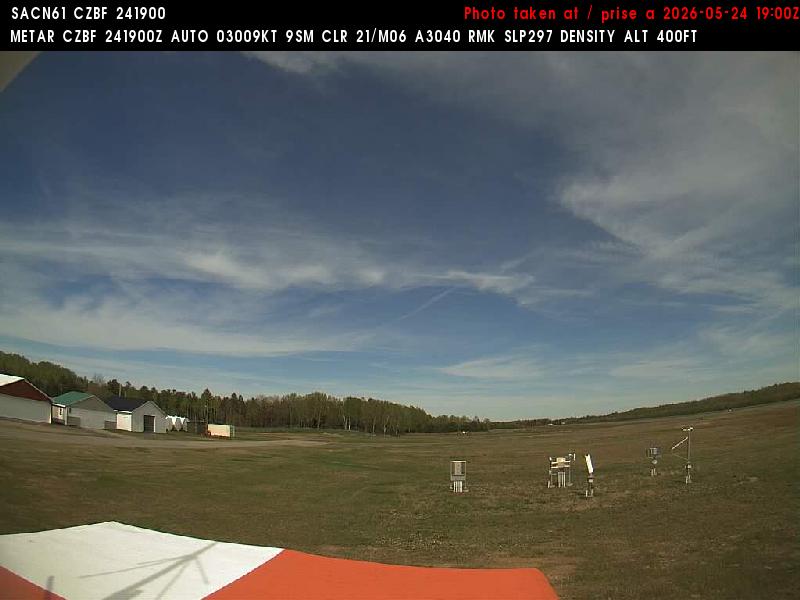 Web Cam image of Bathurst Airport (East)