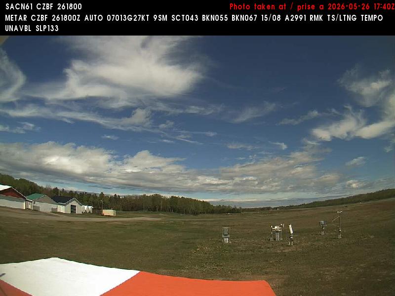 Web Cam image of Bathurst Airport (East)