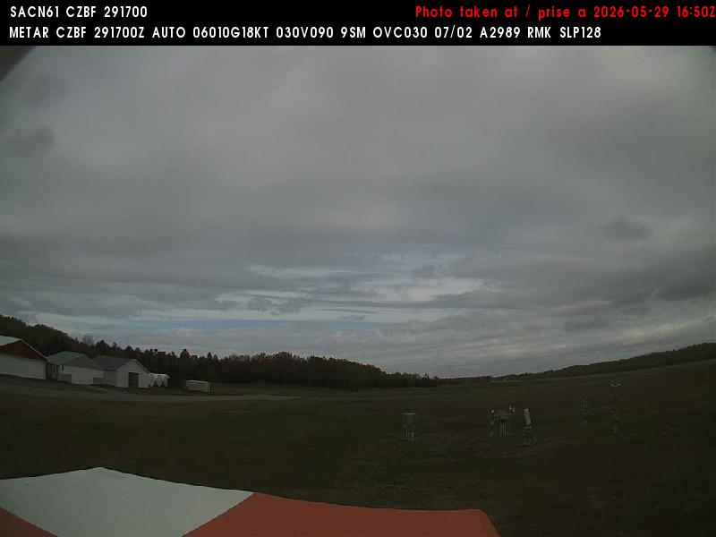 Web Cam image of Bathurst Airport (East)
