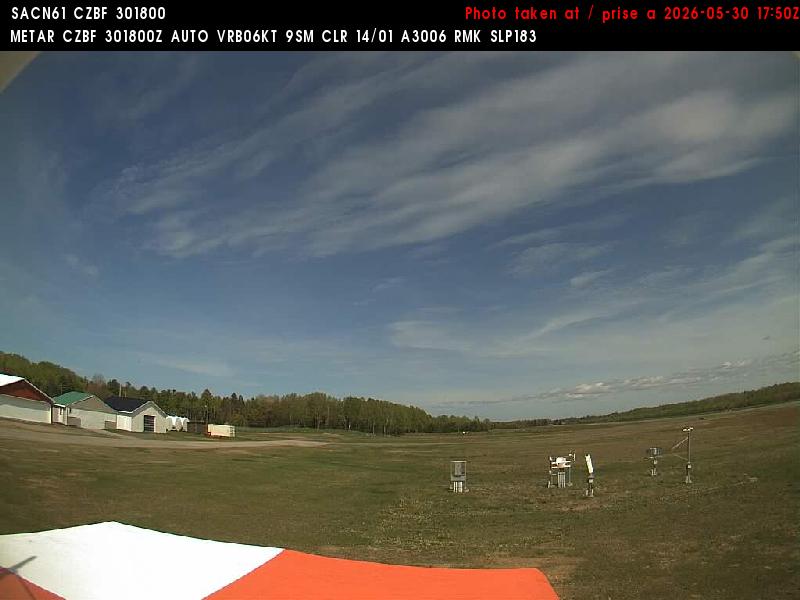 Web Cam image of Bathurst Airport (East)