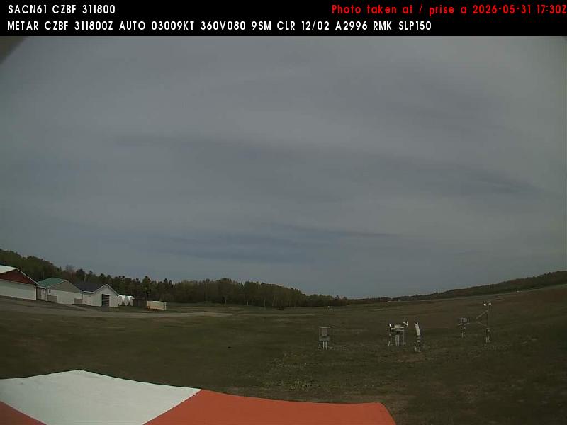 Web Cam image of Bathurst Airport (East)