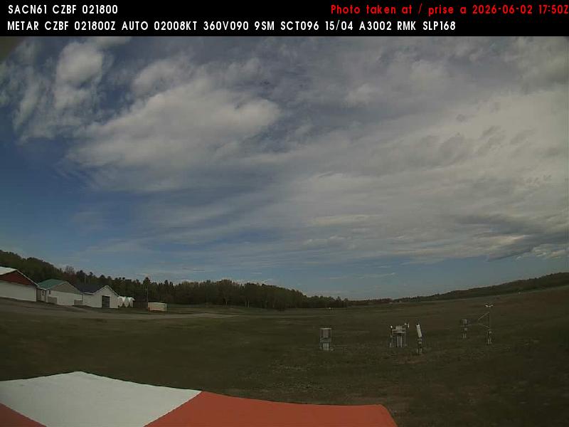 Web Cam image of Bathurst Airport (East)