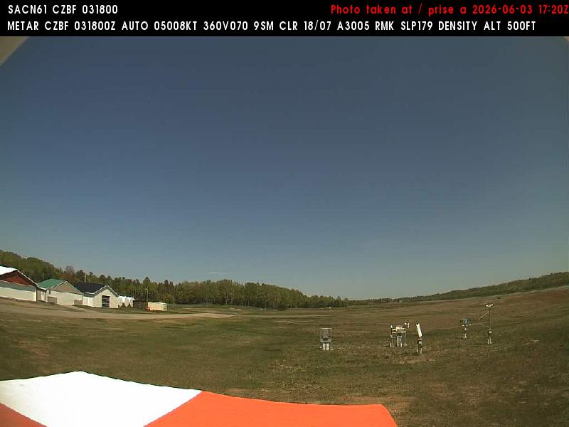 Web Cam image of Bathurst Airport (East)