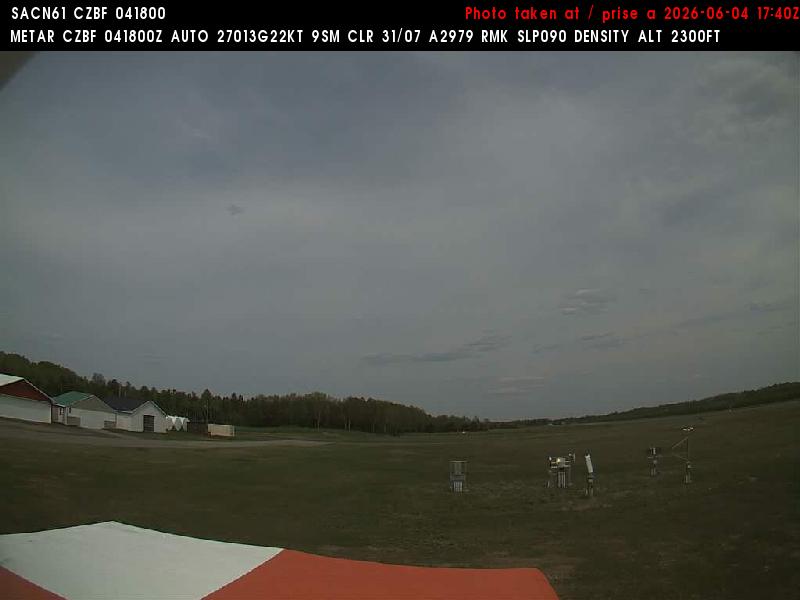 Web Cam image of Bathurst Airport (East)