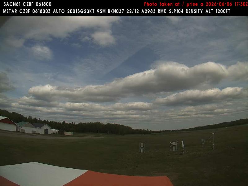 Web Cam image of Bathurst Airport (East)