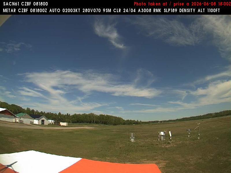 Web Cam image of Bathurst Airport (East)