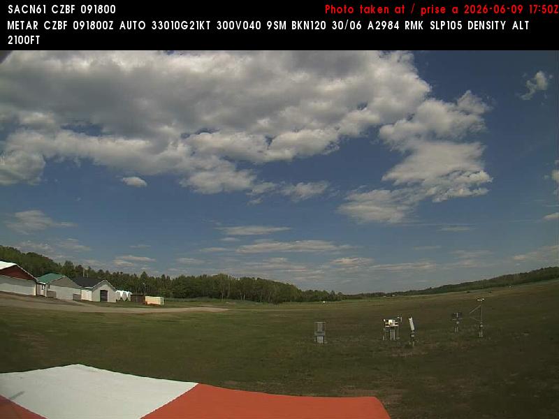 Web Cam image of Bathurst Airport (East)