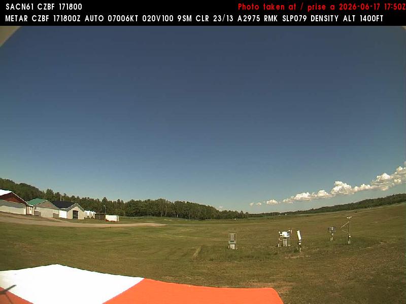 Web Cam image of Bathurst Airport (East)
