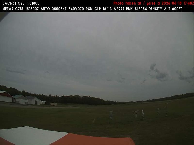 Web Cam image of Bathurst Airport (East)