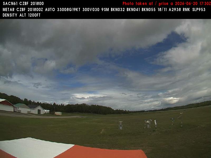 Web Cam image of Bathurst Airport (East)