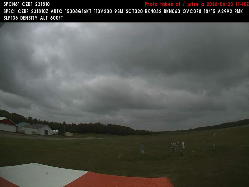 Web Cam image of Bathurst Airport (East)