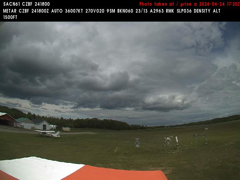 Web Cam image of Bathurst Airport (East)