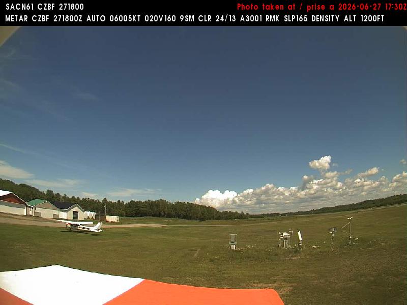 Web Cam image of Bathurst Airport (East)
