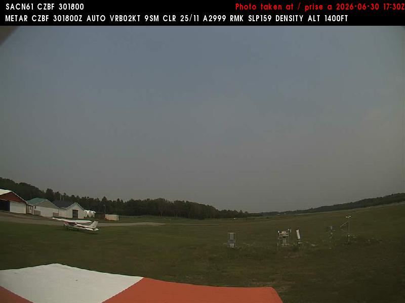 Web Cam image of Bathurst Airport (East)