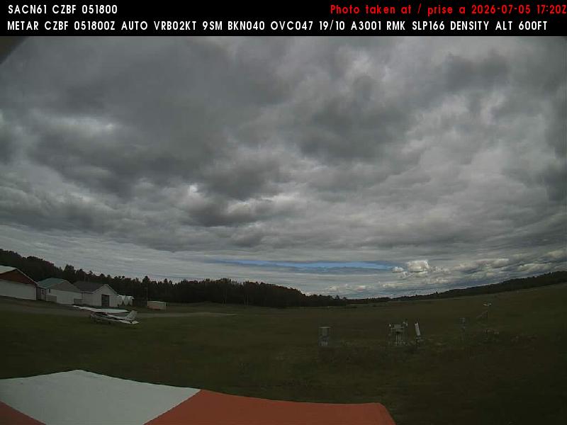 Web Cam image of Bathurst Airport (East)