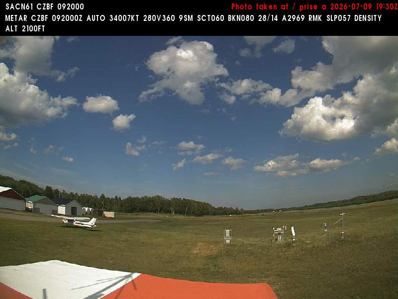 Web Cam image of Bathurst Airport (East)