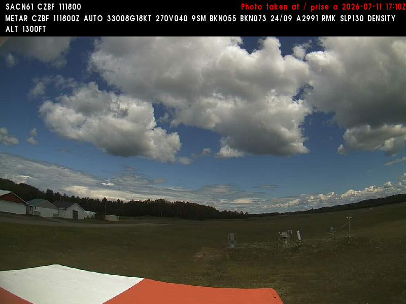 Web Cam image of Bathurst Airport (East)