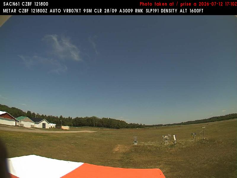Web Cam image of Bathurst Airport (East)