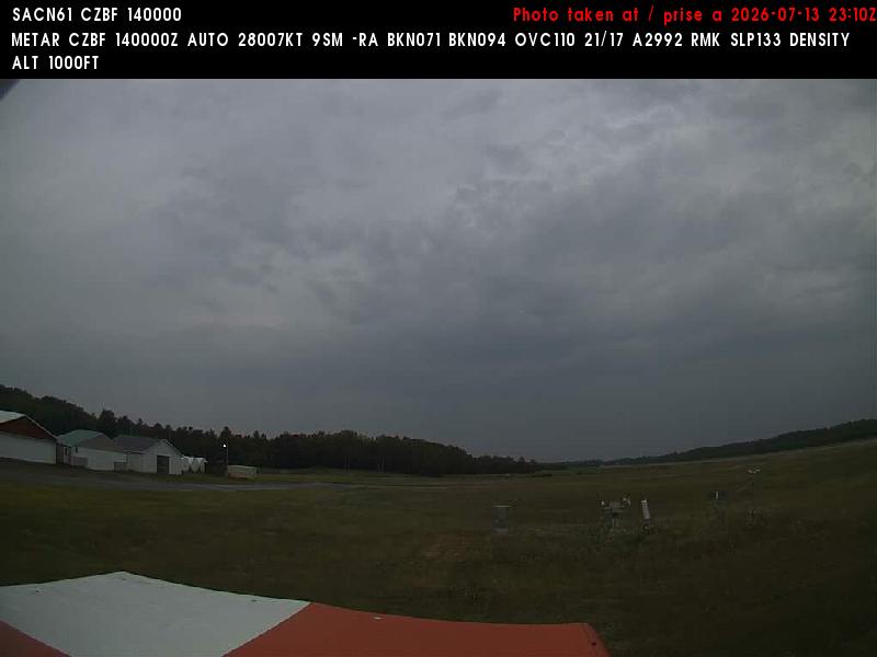 Web Cam image of Bathurst Airport (East)