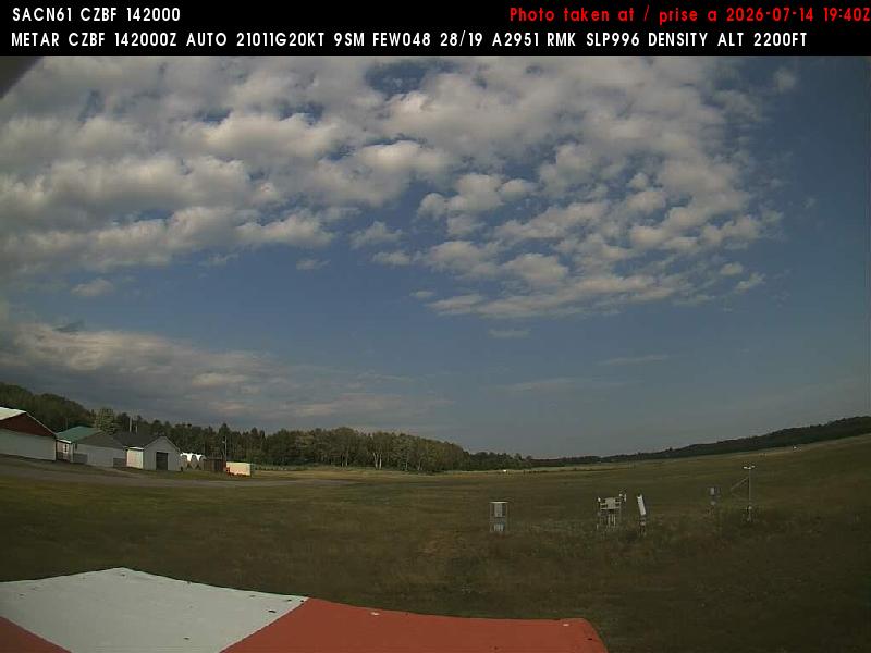 Web Cam image of Bathurst Airport (East)