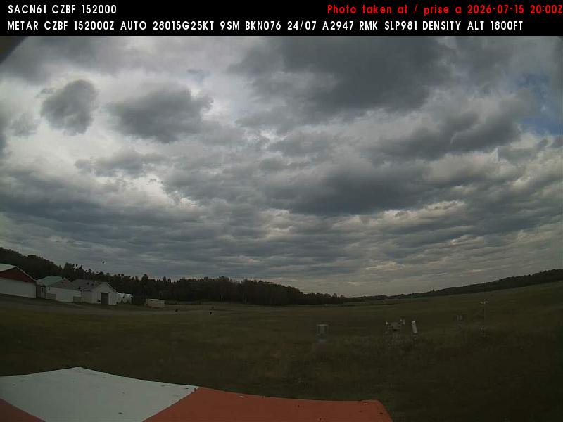 Web Cam image of Bathurst Airport (East)