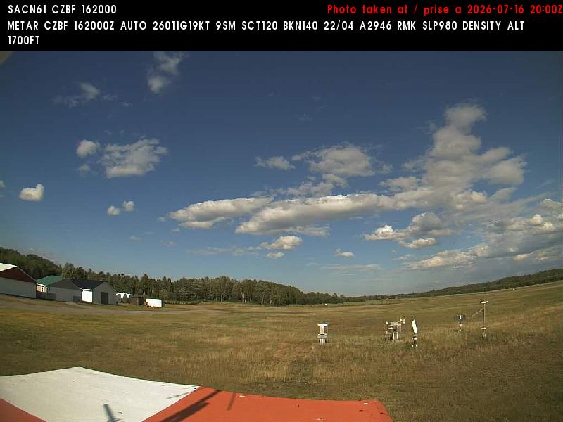 Web Cam image of Bathurst Airport (East)