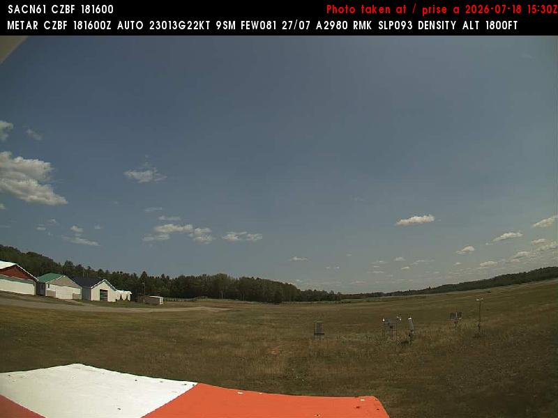 Web Cam image of Bathurst Airport (East)