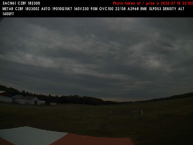 Web Cam image of Bathurst Airport (East)