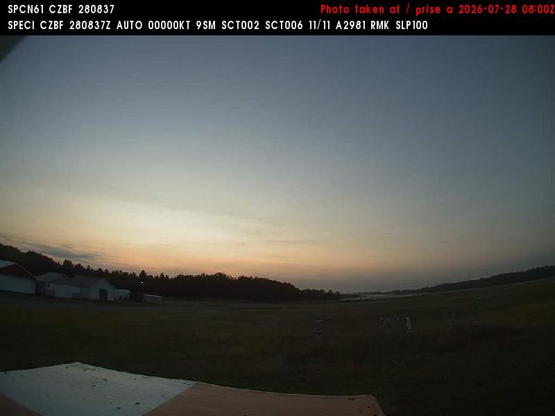 Web Cam image of Bathurst Airport (East)