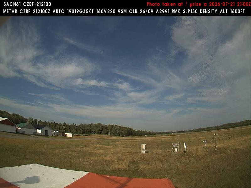 Web Cam image of Bathurst Airport (East)