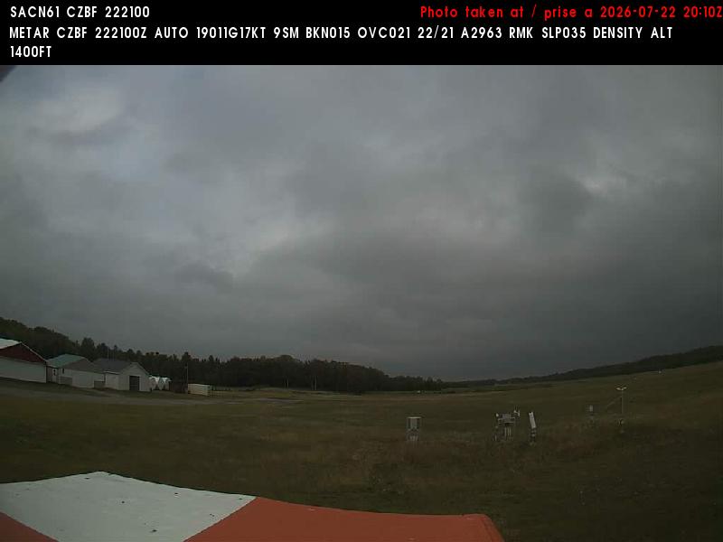 Web Cam image of Bathurst Airport (East)