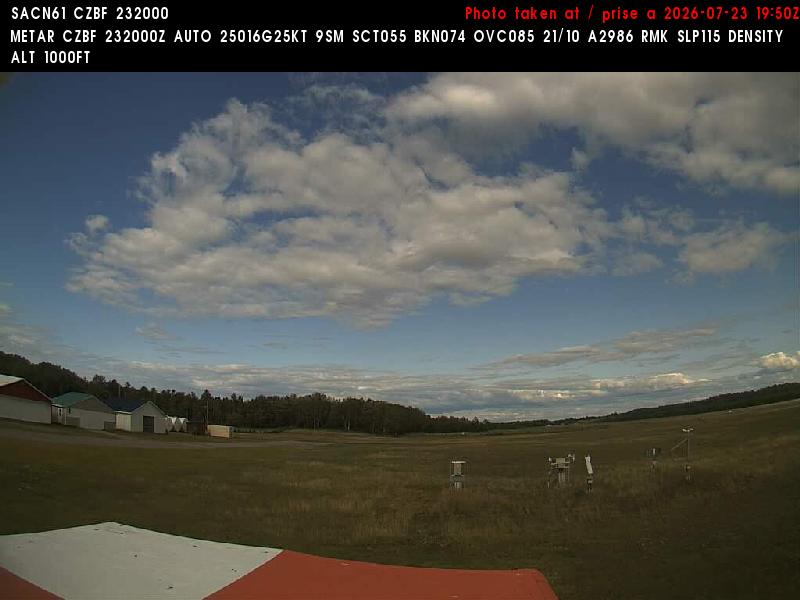 Web Cam image of Bathurst Airport (East)