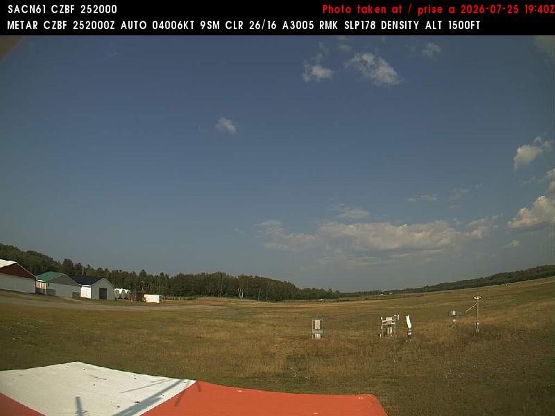 Web Cam image of Bathurst Airport (East)