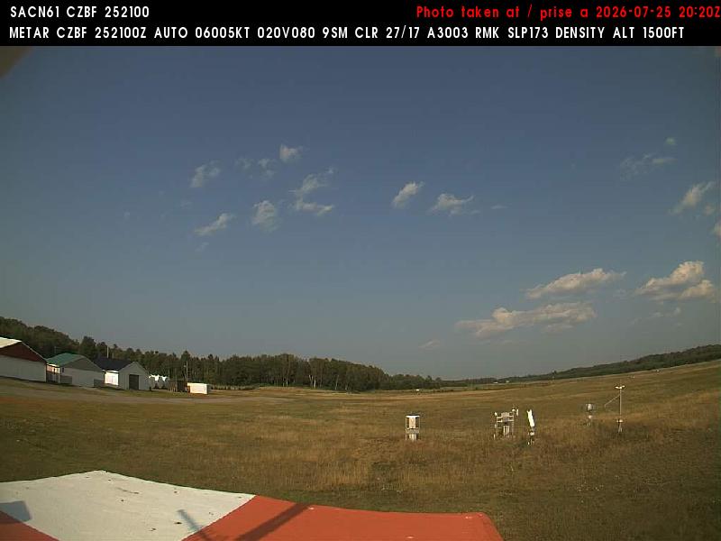 Web Cam image of Bathurst Airport (East)