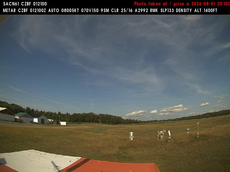 Web Cam image of Bathurst Airport (East)