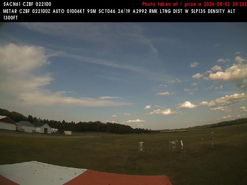 Web Cam image of Bathurst Airport (East)