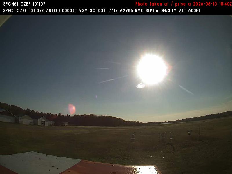 Web Cam image of Bathurst Airport (East)