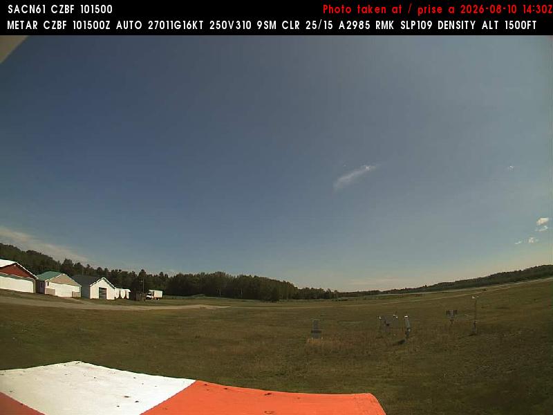 Web Cam image of Bathurst Airport (East)