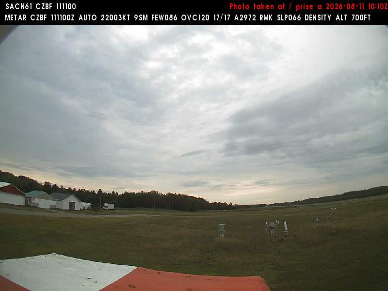 Web Cam image of Bathurst Airport (East)