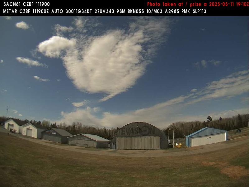 Web Cam image of Bathurst Airport (North)
