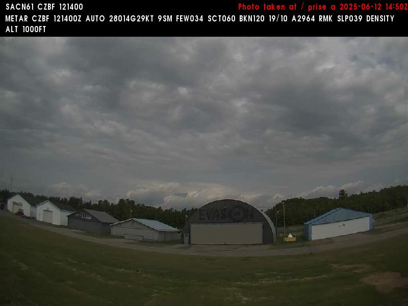 Web Cam image of Bathurst Airport (North)