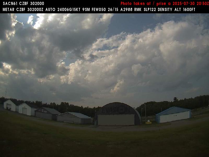 Web Cam image of Bathurst Airport (North)