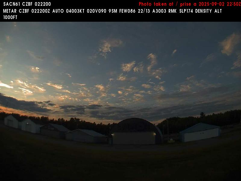 Web Cam image of Bathurst Airport (North)