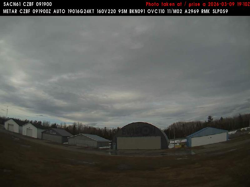Web Cam image of Bathurst Airport (North)
